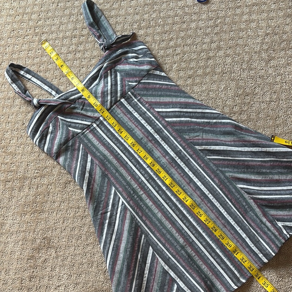 Olivaceous Striped Tank Dress size large - Picture 6 of 8
